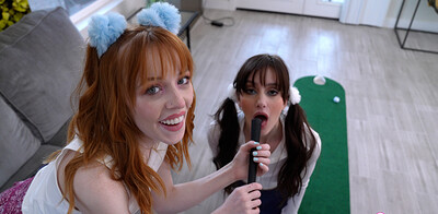 Haley Spades and Madi Collins in Tonight You Get The Two Stroke Minimum - S3:E8 from 