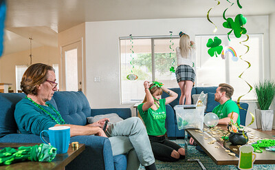 Angel Youngs and Katie Monroe in St Patricks Day With My Swap Family Gets Sexual - S2:E8 from 
