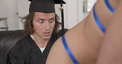 Jaimie Vine and Jay Romero in Stepsons Graduation Day - S16:E1 from 