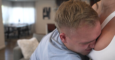 Jennifer White and Joshua Lewis in Stepmom Pins And Drains Me This New Year - S1:E9 from