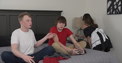 Armani Black and Jimmy Michaels in My Stepmom Has Plans For Our Cream - S2:E5 from