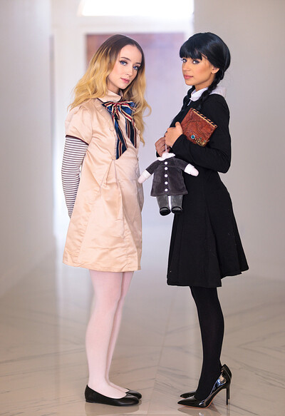 Alex Mack and Aria Valencia in Megan Vs Wednesday - S31:E3 from 