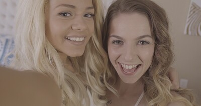 Alana Summers and Alex D in Step Brother Crashes Sisters Pajama Party - S5:E1 from 