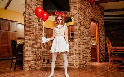 Codey Steele and Scarlet Skies in Stop Clowning Around Stepsis - S18:E9 from 