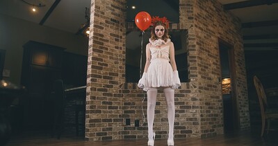 Codey Steele and Scarlet Skies in Stop Clowning Around Stepsis - S18:E9 from 