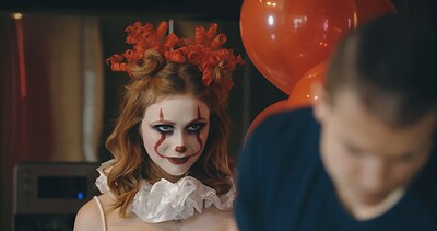 Codey Steele and Scarlet Skies in Stop Clowning Around Stepsis - S18:E9 from 