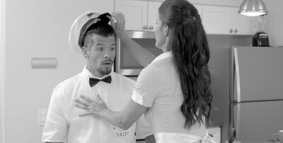 Bambino and Sofie Marie in Leave It To Moms Beaver The Milk Man Bw - S1:E1 from 