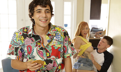 Brad Sterling and Lauren Phillips in That 70s Ho Cookies And Cream - S1:E7 from 