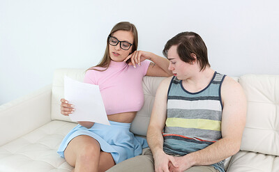 Anthony Pierce and Kenzie Love in Trying To Focus My One Track Mind - S3:E1 from