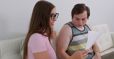 Anthony Pierce and Kenzie Love in Trying To Focus My One Track Mind - S3:E1 from