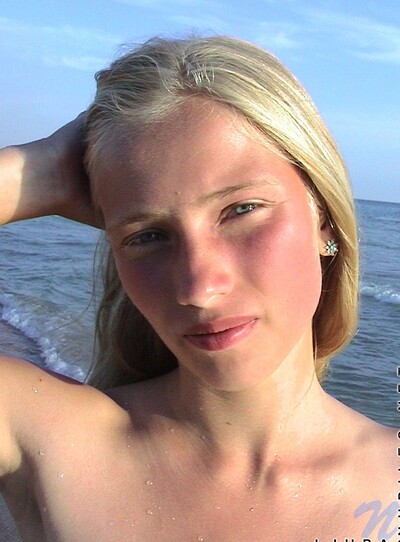 Ljuba in Beach from