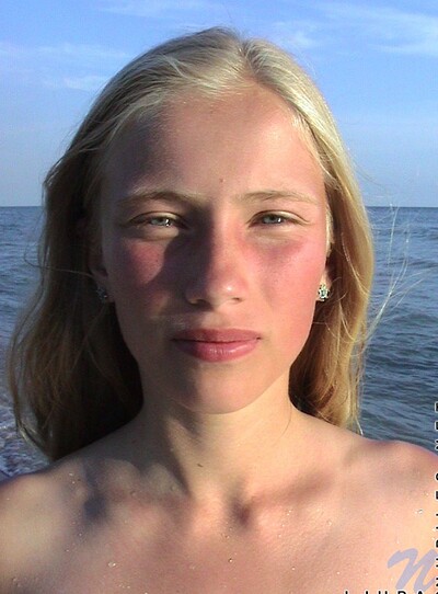 Ljuba in Beach from