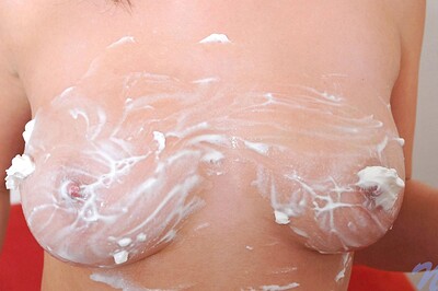 Jada Stevens in Whipped cream from 