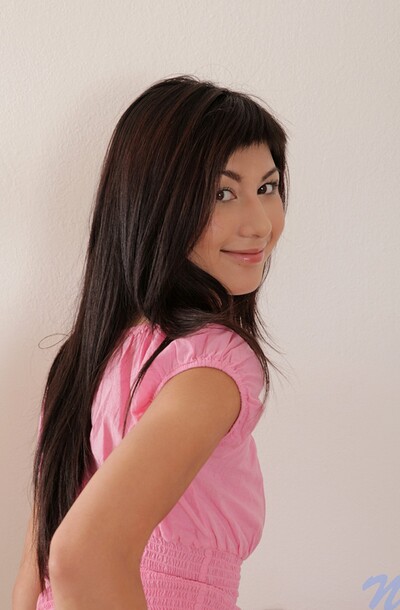 Yvette in Short skirt no panties from 