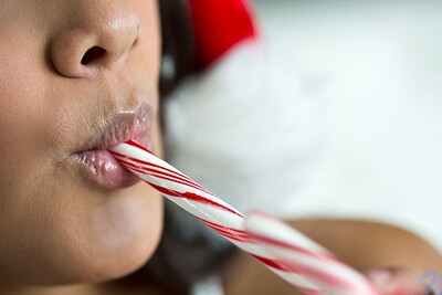 Selma Sins in Christmas climax from 