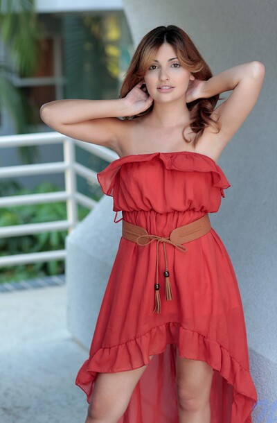 Natasha Malkova in Outdoor voyeur from 
