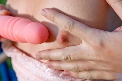 Barbra in Pink Dildo from