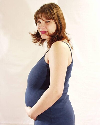  in Busty Preggo Pussy Spreading from 