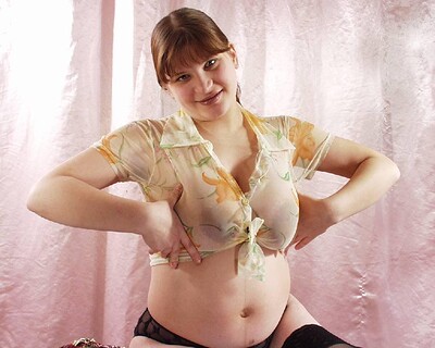  in Cute Preggo Tit Play from 