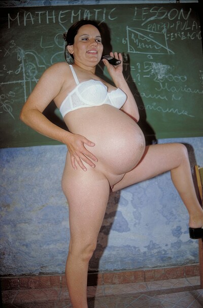  in Hot Preggo Masturbating from 
