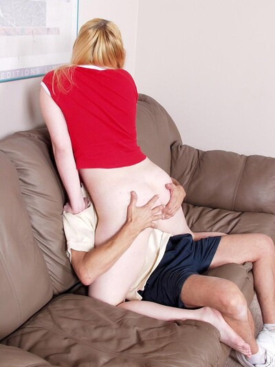  in Chubby Blonde Spanked from 
