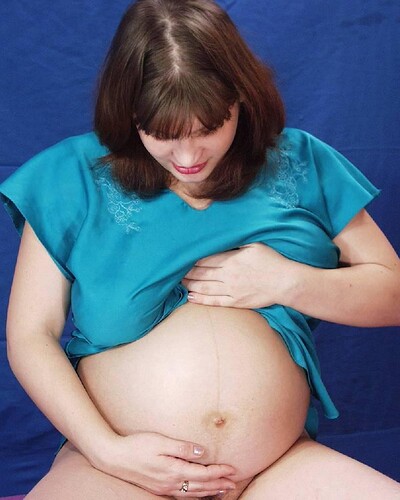  in Dildo Rammed Pregnant Pussy from 