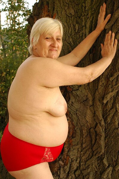 Anna Mary in Granny Mary Outdoor Bang from 