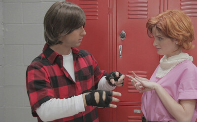 Andy San Dimas and Breanne Benson in  from 