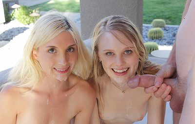 Lily Rader and Piper Perri in Spring Break Pool Party from 