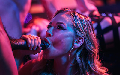 Blake Blossom and Nicole Vaunt in Act 5: Orgy at the club from