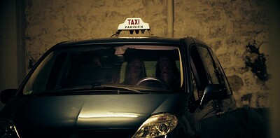 Cecilia De Lys and Lucy Heart in Nice Anna's blowjob for the taxi driver in front of her friends from 