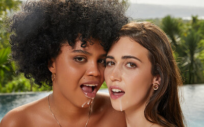 Sandra Lyd and Selva Lapiedra in Beautiful Frenemies Sandra And Selva Learn To Share from