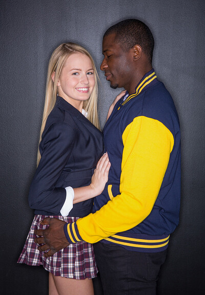 Scarlet Sage and Rob Piper in Rich Blond Girl First Huge Black Cock from 
