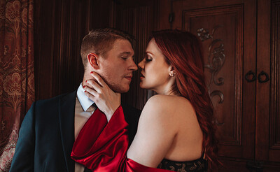 Maitland Ward and Oliver Flynn in At Last from 