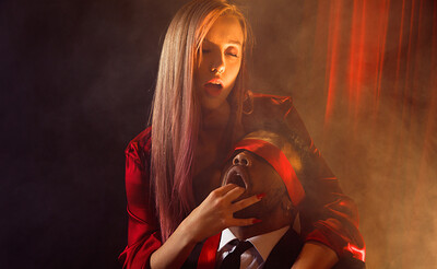 Haley Reed and Troy Francisco in Off Script from 