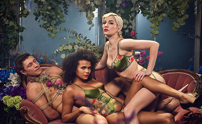 Skye Blue and Alina Ali in Wallflower from 