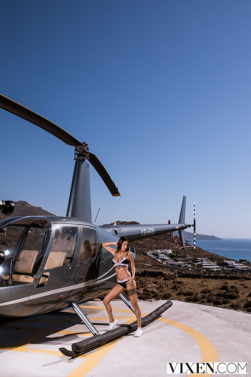 Liya Silver in set Alone In Mykonos