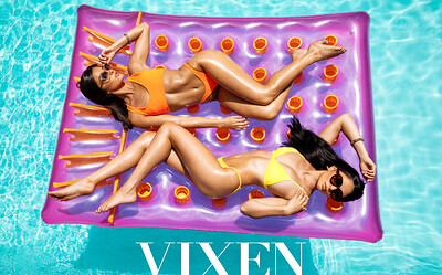 Ariana Marie and Emily Willis in Pushed In The Right Direction from 