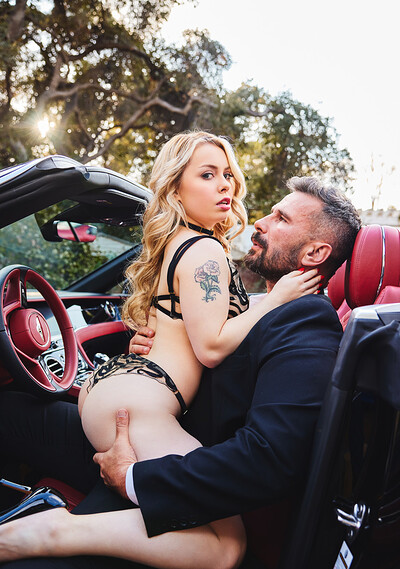 The rich stranger's rough thrusts pushed the attractive blonde babe Haley Spades so close to the edge that she gasped at the simple pleasure of her own breath.