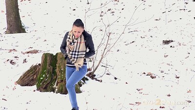 Nicol Love in Snowy Scarf from 