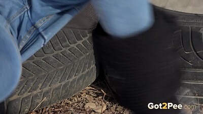 Nicol Love in Among Tyres from 