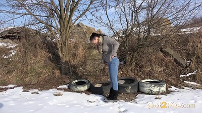 Nicol Love in Among Tyres from 