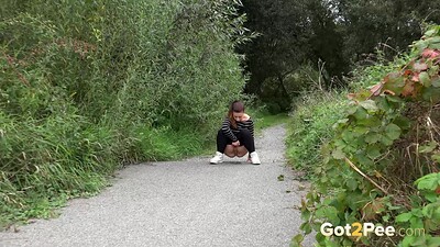 Teresa Bizarre in Stripes and Piss from 