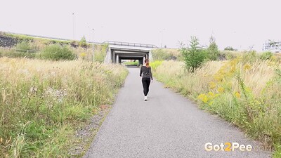 Teresa Bizarre in Stripes and Piss from 