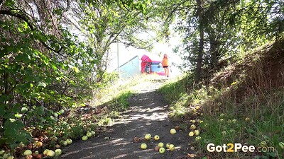 Loreen in Watering Apples from 