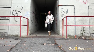 Eveline Neill in Public Pissing for Eveline from 