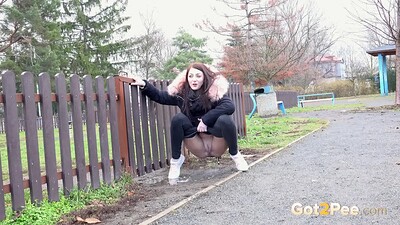 Katy Sky in Public In The Park from 
