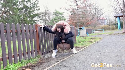 Katy Sky in Public In The Park from 