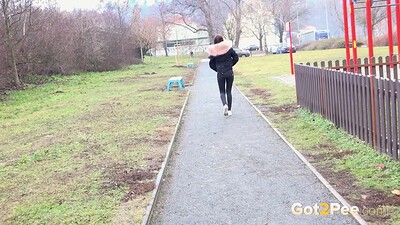 Katy Sky in Public In The Park from 
