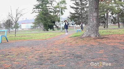 Victoria Pure in Pissy Relief in the Park from 